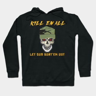 Ranger Patrol Cap - Skull - Kill'em All - Let God Sort'em Out X 300 Hoodie